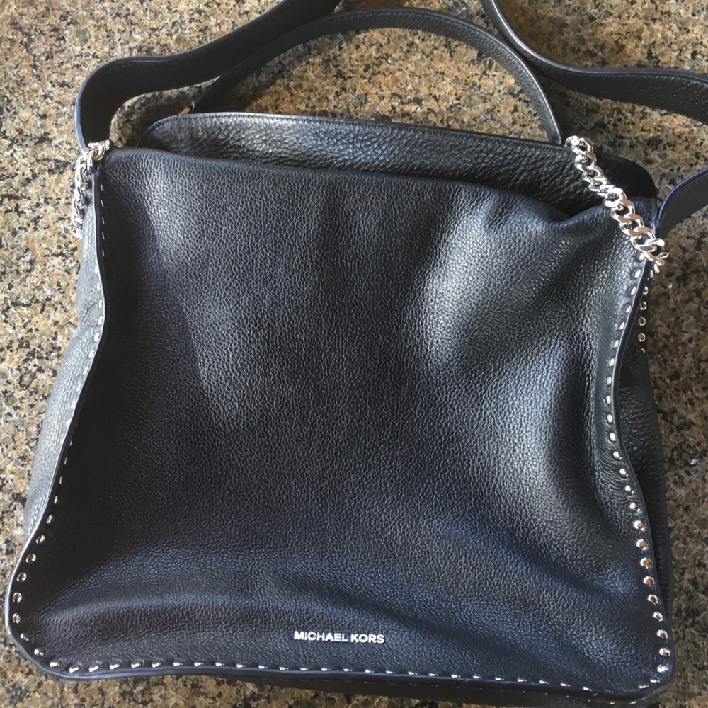Michael Kors leather shoulder bag